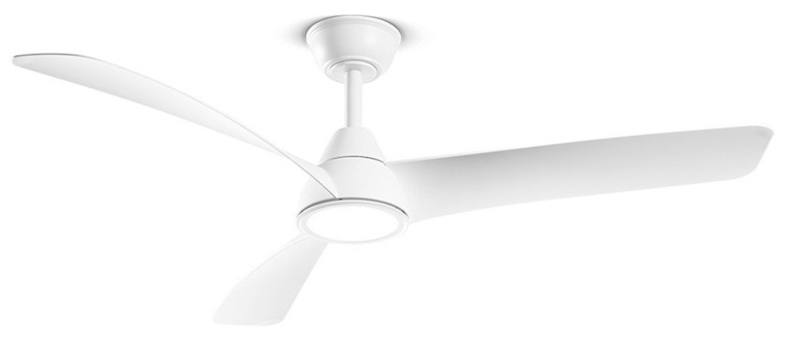 Ventilatore Ø 132 con luce LED c/telecomando 6 velocità